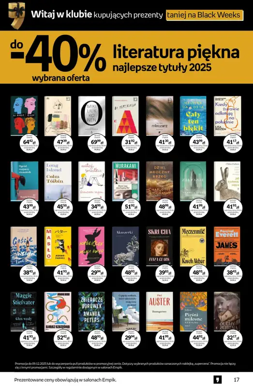 Prezenty - gazetka promocyjna Empik I Tom kultury: książki od piątku 28.11 do wtorku 09.12 - strona 17