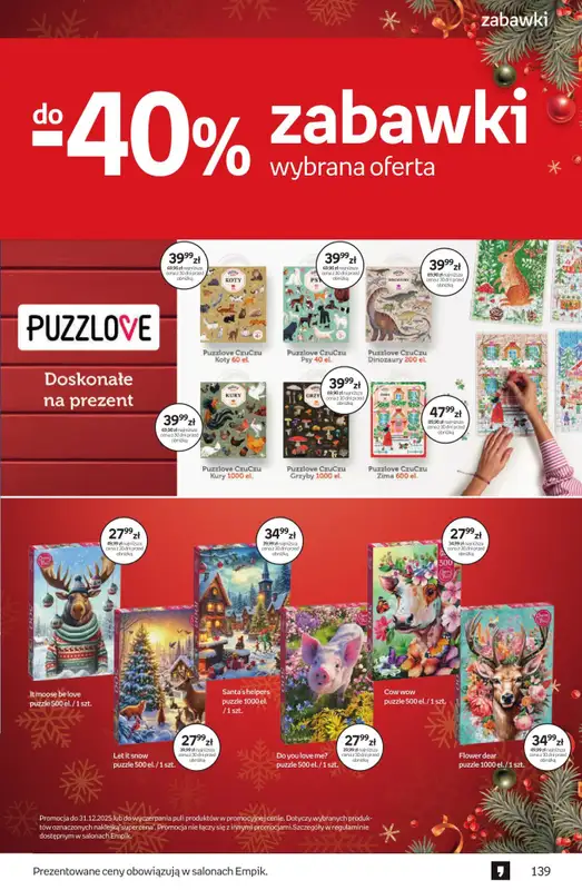 Prezenty - gazetka promocyjna Empik I Tom kultury: zabawki od piątku 28.11 do wtorku 09.12 - strona 16