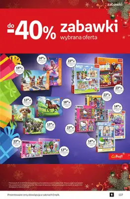 Prezenty - gazetka promocyjna Empik I Tom kultury: zabawki od piątku 28.11 do wtorku 09.12 - strona 14