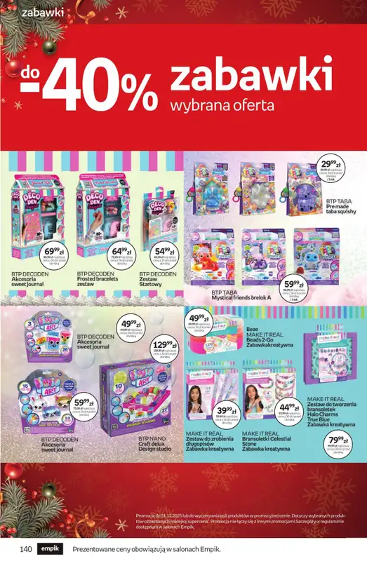 Prezenty - gazetka promocyjna Empik I Tom kultury: zabawki od piątku 28.11 do wtorku 09.12 - strona 17