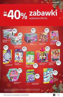 Prezenty - gazetka promocyjna Empik I Tom kultury: zabawki od piątku 28.11 do wtorku 09.12 - strona 18