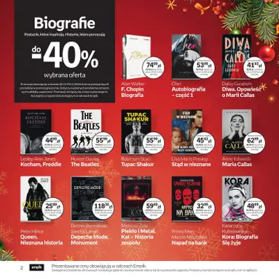 Prezenty - gazetka promocyjna Empik I Katalog: Muzyka od niedzieli 30.11 do środy 24.12 - strona 2