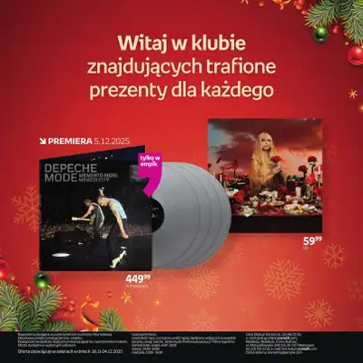 Prezenty - gazetka promocyjna Empik I Katalog: Muzyka od niedzieli 30.11 do środy 24.12 - strona 48