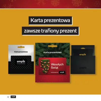 Prezenty - gazetka promocyjna Empik I Katalog: Zabawki od soboty 29.11 do wtorku 09.12 - strona 62