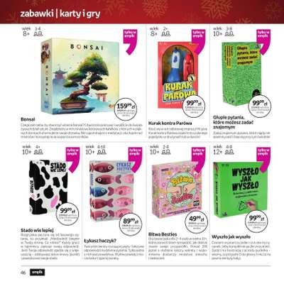 Prezenty - gazetka promocyjna Empik I Katalog: Zabawki od soboty 29.11 do wtorku 09.12 - strona 46