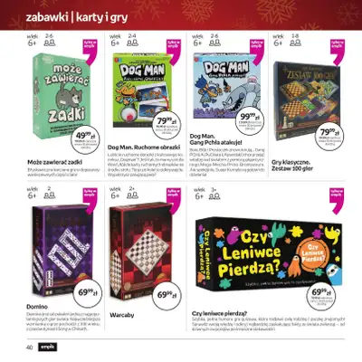 Prezenty - gazetka promocyjna Empik I Katalog: Zabawki od soboty 29.11 do wtorku 09.12 - strona 40