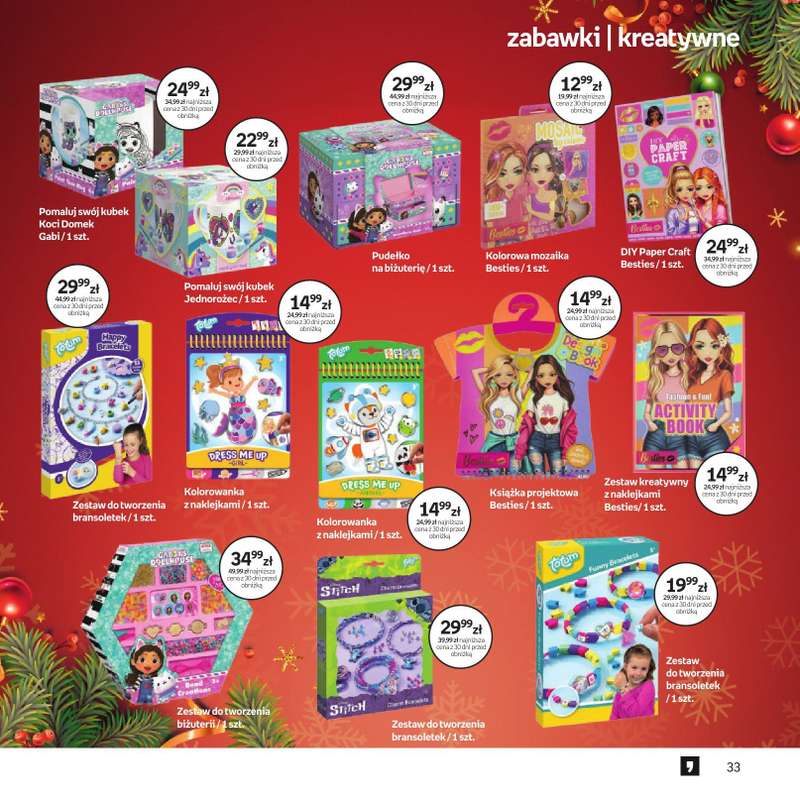 Prezenty - gazetka promocyjna Empik I Katalog: Zabawki od soboty 29.11 do wtorku 09.12 - strona 33