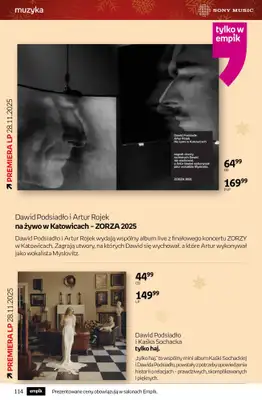 Prezenty - gazetka promocyjna Empik I Tom kultury: muzyka od piątku 28.11 do wtorku 09.12 - strona 2