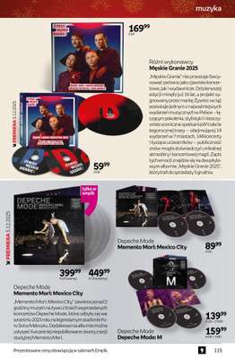 Prezenty - gazetka promocyjna Empik I Tom kultury: muzyka od piątku 28.11 do wtorku 09.12 - strona 3