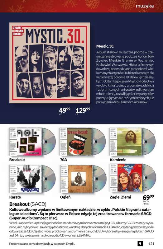 Prezenty - gazetka promocyjna Empik I Tom kultury: muzyka od piątku 28.11 do wtorku 09.12 - strona 9