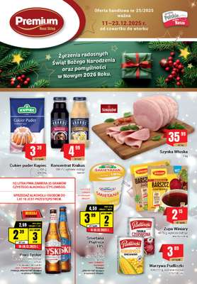 Premium - gazetka promocyjna Gazetka Premium od czwartku 11.12 do wtorku 23.12