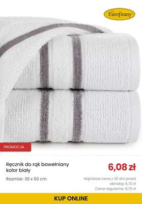 Ręcznik do rąk bawełniany kolor biały