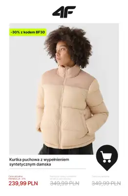 4F - gazetka promocyjna Kurtki zimowe – złap okazje na Black Friday! od piątku 28.11 do poniedziałku 01.12 - strona 6