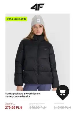 4F - gazetka promocyjna Kurtki zimowe – złap okazje na Black Friday! od piątku 28.11 do poniedziałku 01.12 - strona 2