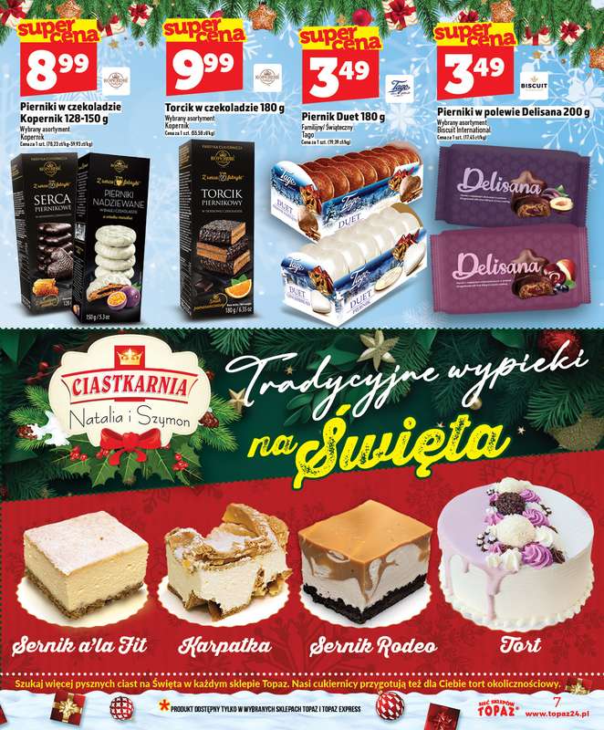 TOPAZ - gazetka promocyjna Gazetka od czwartku 04.12 do środy 10.12 - strona 7