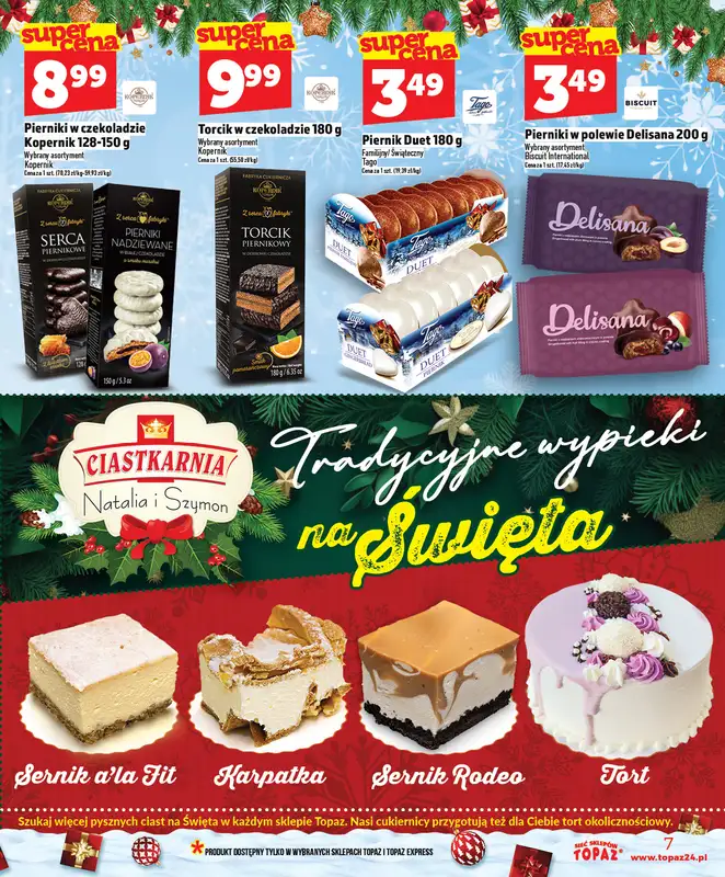 TOPAZ - gazetka promocyjna Gazetka od czwartku 04.12 do środy 10.12 - strona 7