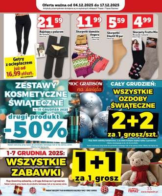 TOPAZ - gazetka promocyjna Gazetka od czwartku 04.12 do środy 10.12 - strona 33