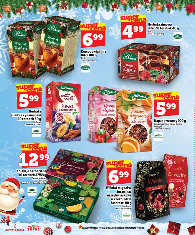 TOPAZ - gazetka promocyjna Gazetka od czwartku 04.12 do środy 10.12 - strona 6