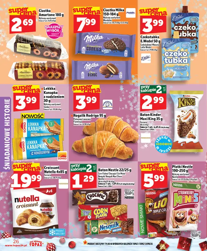 TOPAZ - gazetka promocyjna Gazetka od czwartku 04.12 do środy 10.12 - strona 26