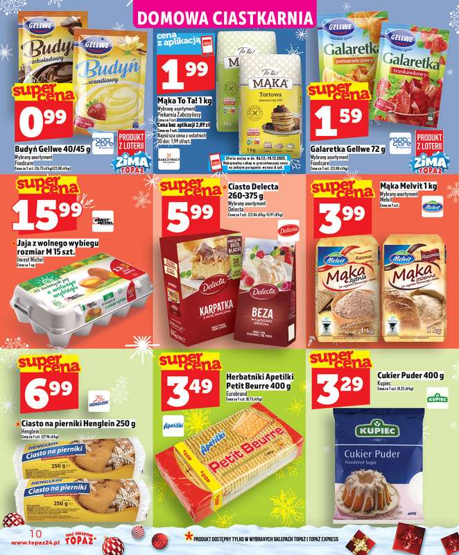 TOPAZ - gazetka promocyjna Gazetka od czwartku 04.12 do środy 10.12 - strona 10