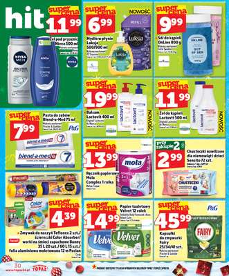TOPAZ - gazetka promocyjna Gazetka od czwartku 04.12 do środy 10.12 - strona 30