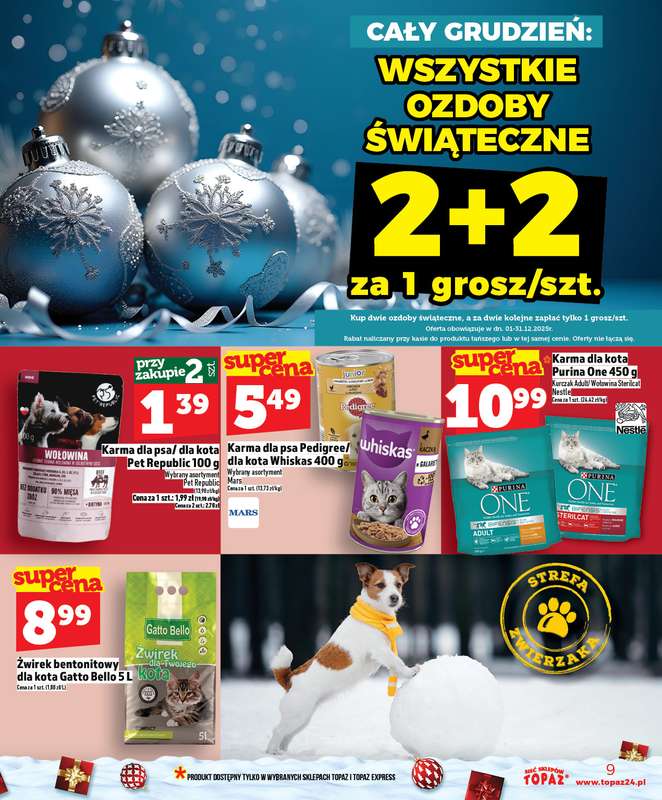 TOPAZ - gazetka promocyjna Gazetka od czwartku 04.12 do środy 10.12 - strona 9