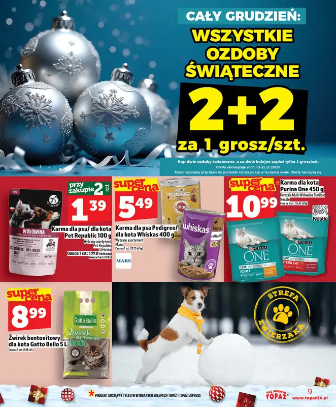 TOPAZ - gazetka promocyjna Gazetka od czwartku 04.12 do środy 10.12 - strona 9