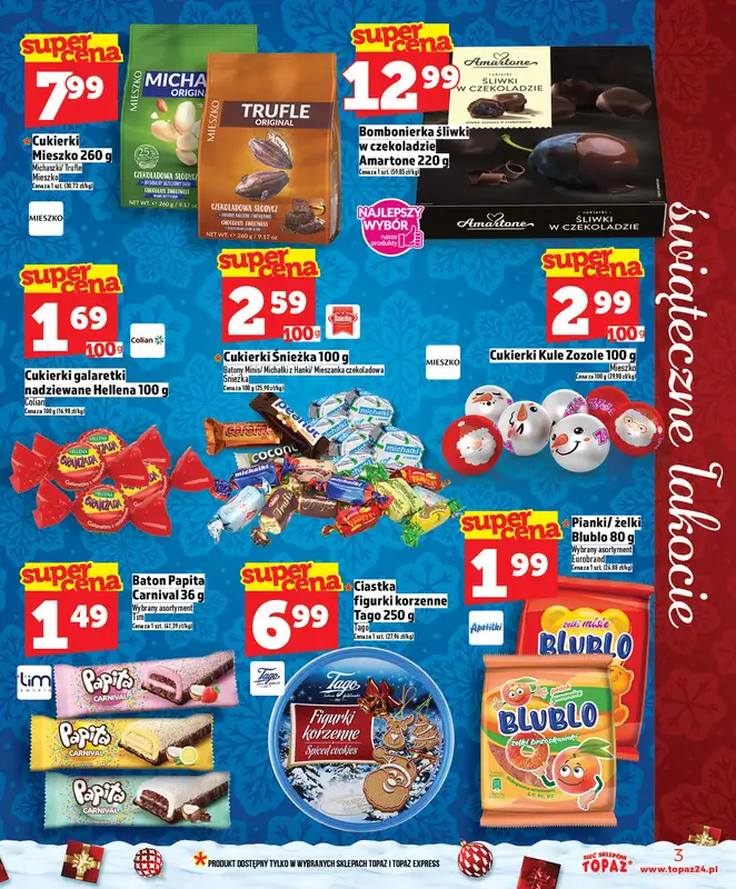 TOPAZ - gazetka promocyjna Gazetka od czwartku 04.12 do środy 10.12 - strona 3