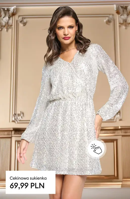 Sinsay - gazetka promocyjna Cekiny - zabłyśnij w święta! od soboty 29.11 do piątku 05.12 - strona 19