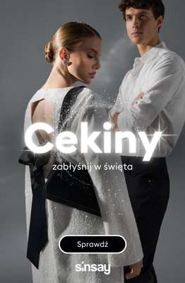 Sinsay - gazetka promocyjna Cekiny - zabłyśnij w święta! od soboty 29.11 do piątku 05.12
