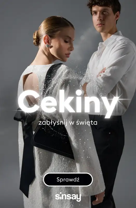 Sinsay - gazetka promocyjna Cekiny - zabłyśnij w święta! od soboty 29.11 do piątku 05.12