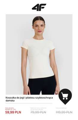 4F - gazetka promocyjna Ubrania do jogi i pilatesu dla niej – od 39,99 zł od soboty 29.11  - strona 10