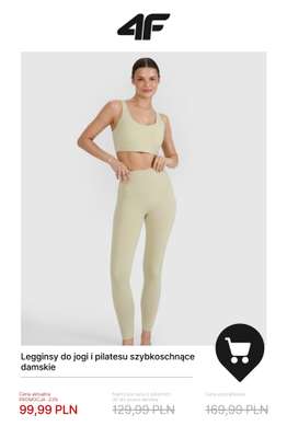 Legginsy do jogi i pilatesu szybkoschnące damskie