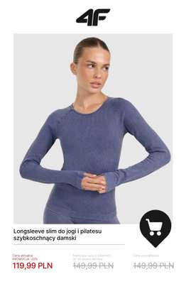Longsleeve slim do jogi i pilatesu szybkoschnący damski