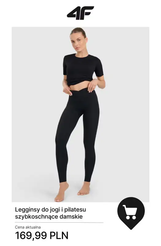 4F - gazetka promocyjna Ubrania do jogi i pilatesu dla niej – od 39,99 zł od soboty 29.11  - strona 3