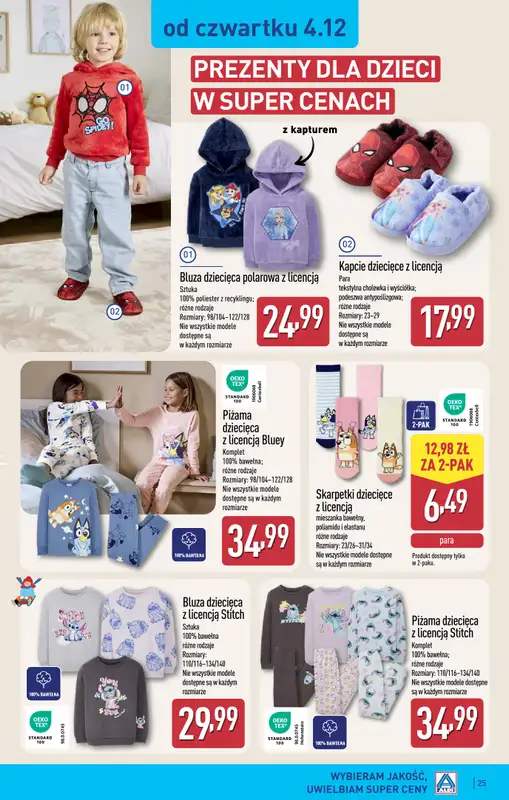 Aldi - gazetka promocyjna JĘDRZEJÓW: WIELKIE OTWARCIE już w czwartek: 04.12! od czwartku 04.12 do niedzieli 07.12 - strona 25
