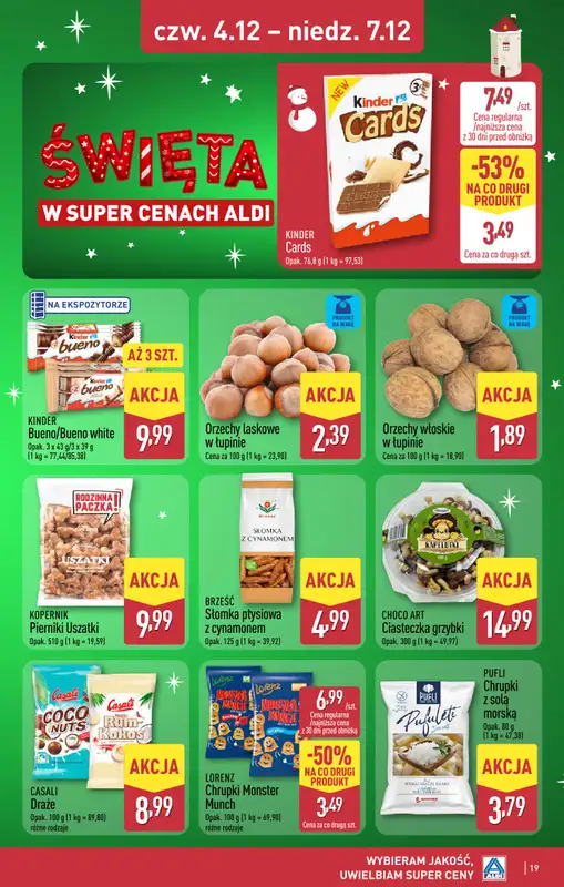 Aldi - gazetka promocyjna JĘDRZEJÓW: WIELKIE OTWARCIE już w czwartek: 04.12! od czwartku 04.12 do niedzieli 07.12 - strona 19