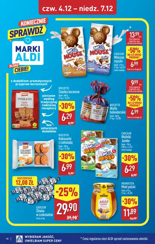 Aldi - gazetka promocyjna JĘDRZEJÓW: WIELKIE OTWARCIE już w czwartek: 04.12! od czwartku 04.12 do niedzieli 07.12 - strona 10