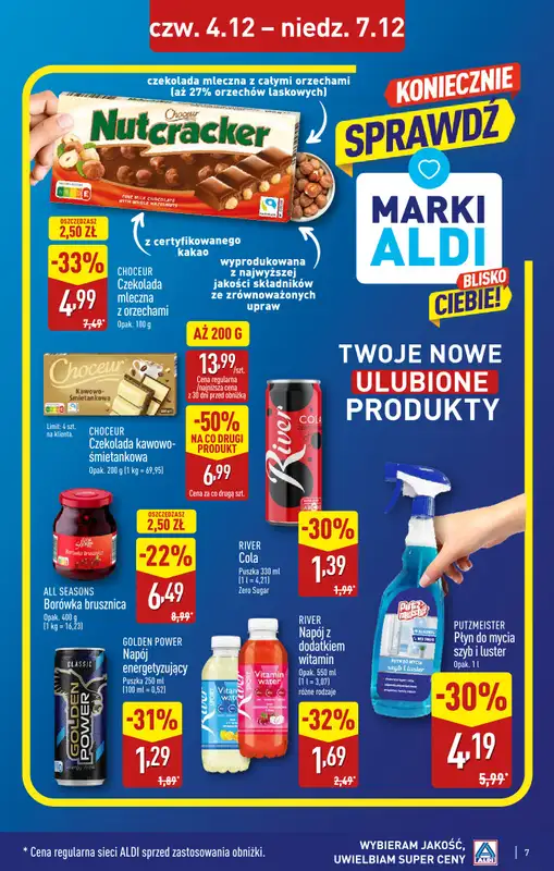 Aldi - gazetka promocyjna JĘDRZEJÓW: WIELKIE OTWARCIE już w czwartek: 04.12! od czwartku 04.12 do niedzieli 07.12 - strona 7