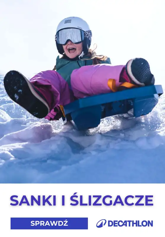 Decathlon - gazetka promocyjna Sanki i ślizgacze od soboty 29.11 