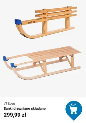 Decathlon - gazetka promocyjna Sanki i ślizgacze od soboty 29.11  - strona 8