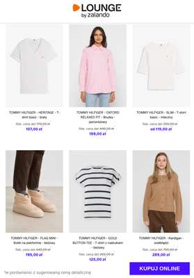 TOMMY HILFIGER - HERITAGE - T-shirt basic - biały