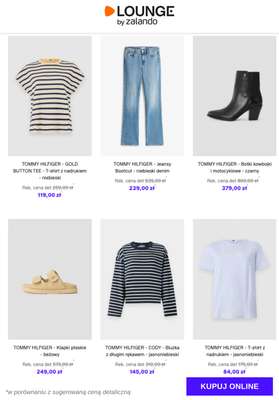 TOMMY HILFIGER - T-shirt z nadrukiem - jasoniebieski