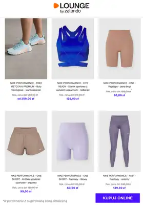 Lounge by Zalando - gazetka promocyjna Specjalne okazje:  Nike Performance od piątku 28.11 do wtorku 02.12 - strona 10