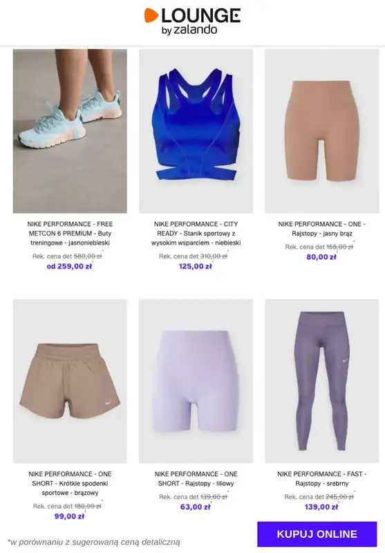 Lounge by Zalando - gazetka promocyjna Specjalne okazje:  Nike Performance od piątku 28.11 do wtorku 02.12 - strona 10