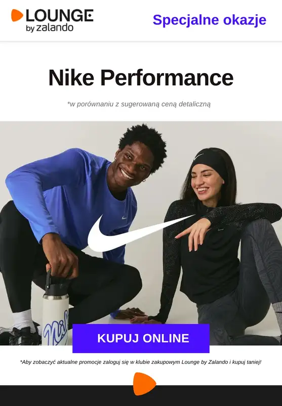 Lounge by Zalando - gazetka promocyjna Specjalne okazje:  Nike Performance od piątku 28.11 do wtorku 02.12