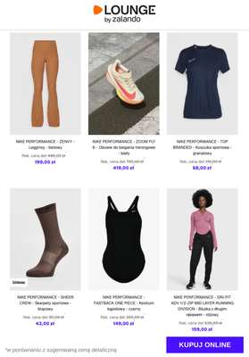Lounge by Zalando - gazetka promocyjna Specjalne okazje:  Nike Performance od piątku 28.11 do wtorku 02.12 - strona 5
