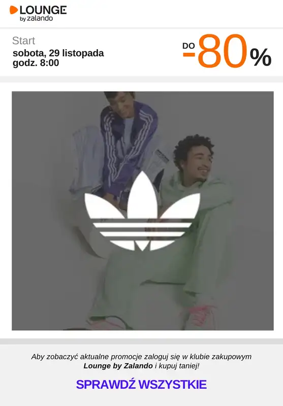 Lounge by Zalando - gazetka promocyjna Do -80% promocje na wybrane marki na WEEKEND! od soboty 29.11 do niedzieli 30.11