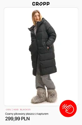 Cropp - gazetka promocyjna BLACK DROP -25% na wszystko przy zakupie 2 produktów od piątku 28.11 do niedzieli 30.11 - strona 9