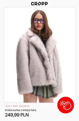 Cropp - gazetka promocyjna BLACK DROP -25% na wszystko przy zakupie 2 produktów od piątku 28.11 do niedzieli 30.11 - strona 6